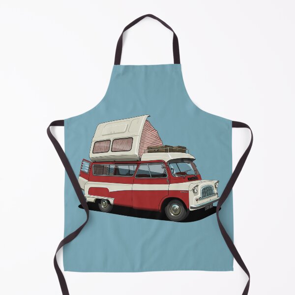 Item preview, Bedford Camper Van in red designed and sold by candc-retro.