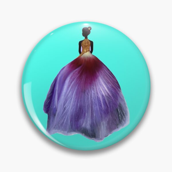Item preview, Lavender Petal Gown (Turquoise) designed and sold by Sarah Girard.