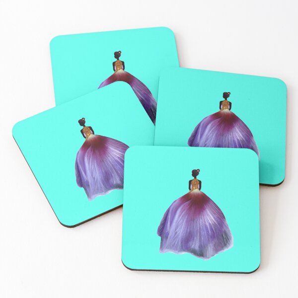 Item preview, Lavender Petal Gown (Turquoise) designed and sold by Sarah Girard.