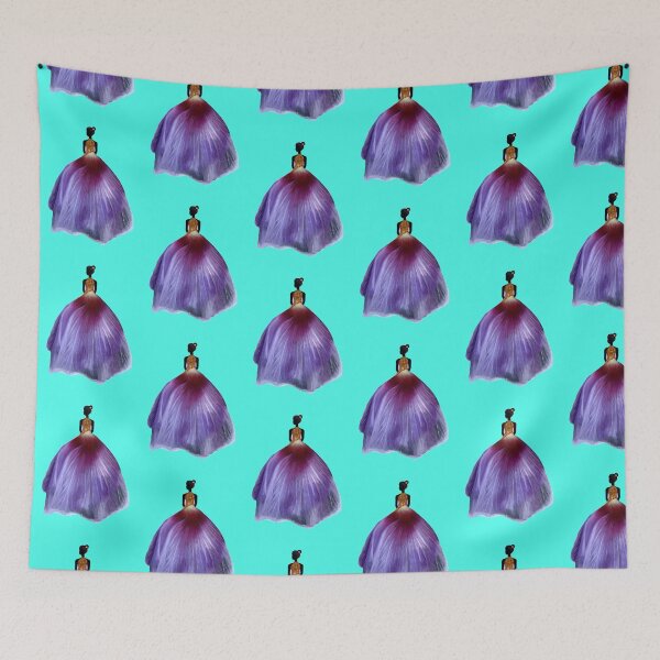 Item preview, Lavender Petal Gown (Turquoise) designed and sold by Sarah Girard.