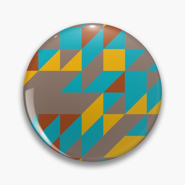 Item preview, Bright Bicycle retro color palette geometric pattern designed and sold by acidmit.