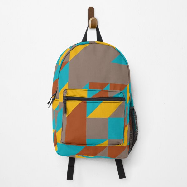 Item preview, Bright Bicycle retro color palette geometric pattern designed and sold by acidmit.