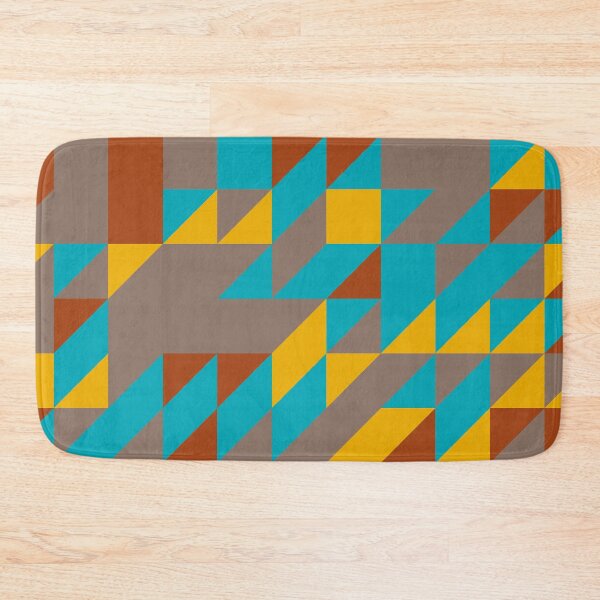 Item preview, Bright Bicycle retro color palette geometric pattern designed and sold by acidmit.