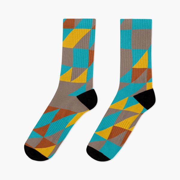 Item preview, Bright Bicycle retro color palette geometric pattern designed and sold by acidmit.