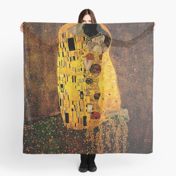 Gustav Klimt The Kiss Scarf