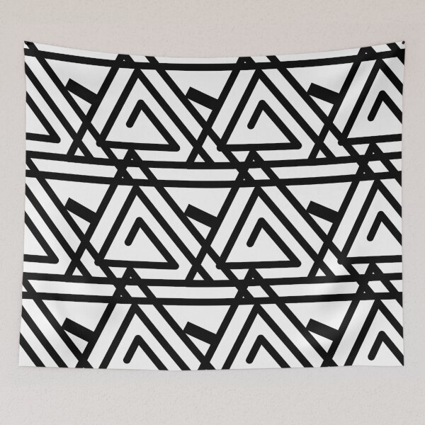 Item preview, Black Triangular Coils designed and sold by PatternsRUs.