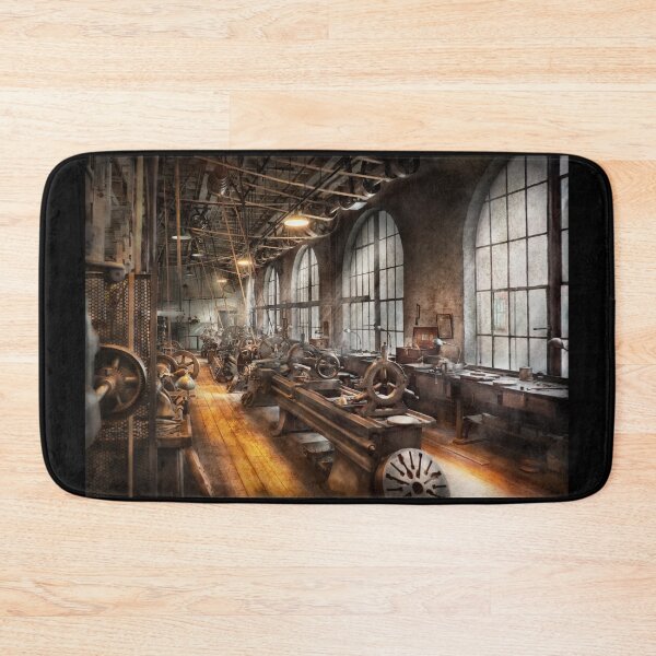Item preview, Machinst - A room full of Lathes  designed and sold by Mike Savad Photography.