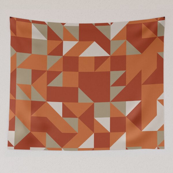 Item preview, Weekend Getaway retro color palette geometric pattern designed and sold by acidmit.