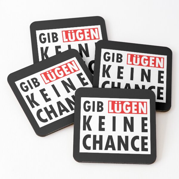 Item preview, Give Lies No Chance In German designed and sold by Paulina Vanlife.