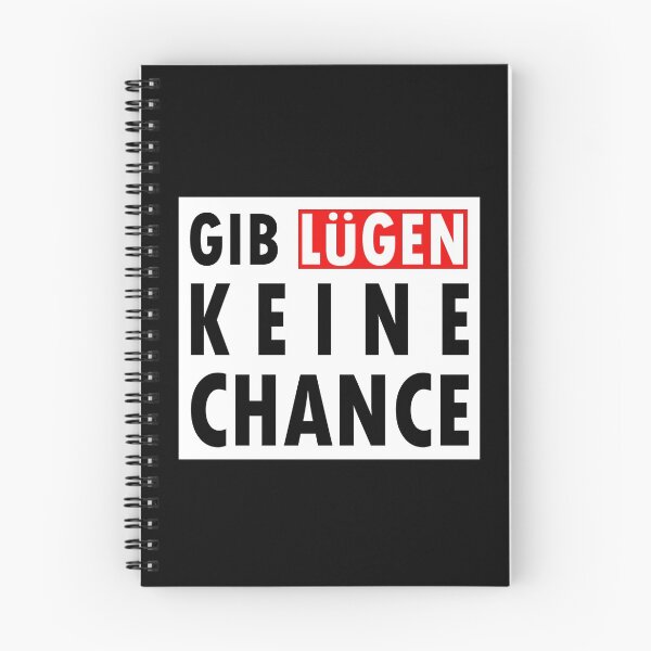 Item preview, Give Lies No Chance In German designed and sold by Paulina Vanlife.