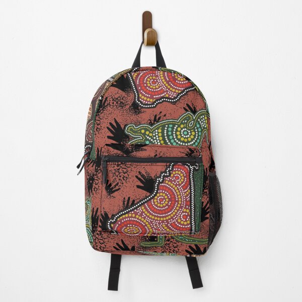 Item preview, Aboriginal Dot Indigenous Map Kangoroo and Turtle designed and sold by Olympique1359.