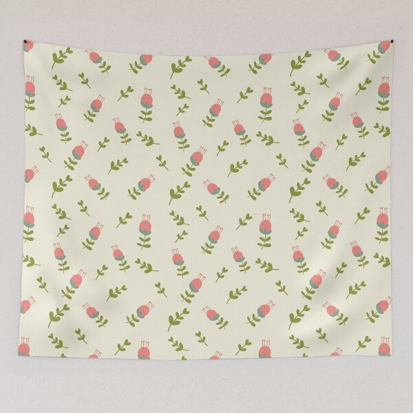 Item preview, calm red flowers designed and sold by Silky Diamond.