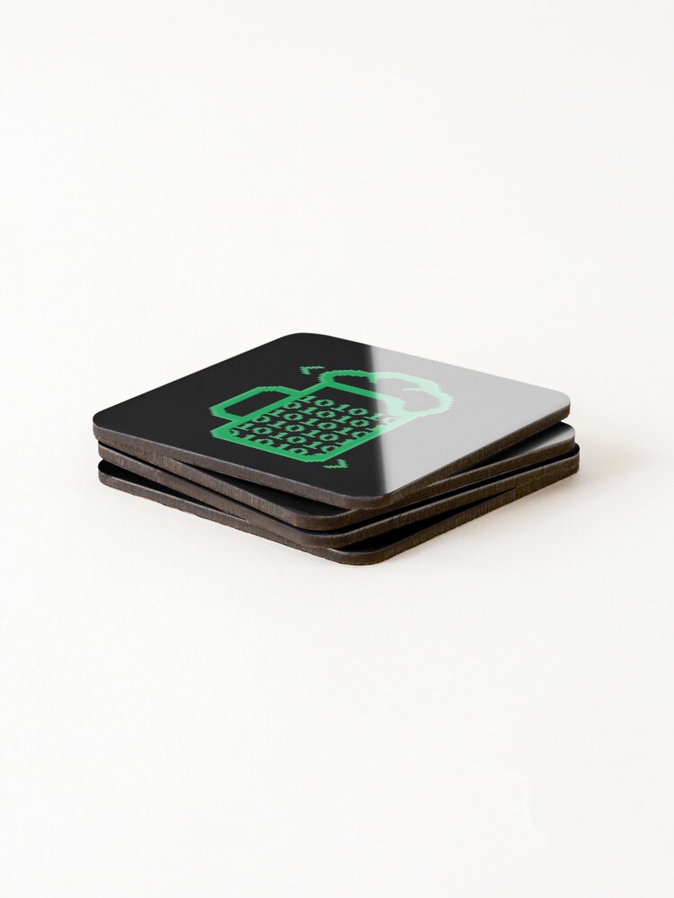 Thumbnail 4 of 5, Coasters (Set of 4), Beer code - coding beer programming designed and sold by Shirtey.