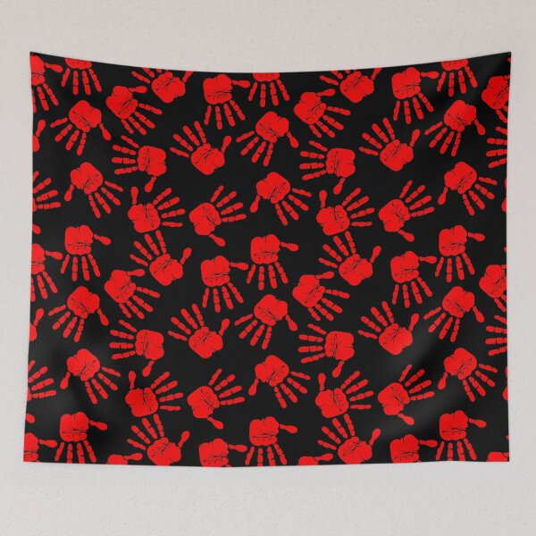 Item preview, Red Handprints designed and sold by karwilberevivalcollection.