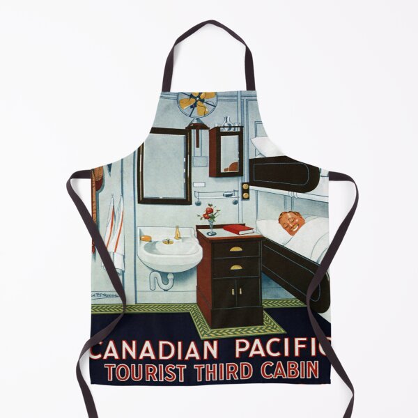 Item preview, retro classic Tourist third cabin poster designed and sold by CorasPosters.
