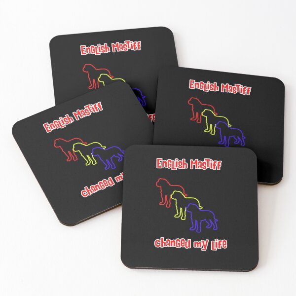 Item preview, English Mastiff Changed my Life - Dog Art dogs Silhouette - pet designed and sold by Coolstuff4you71.