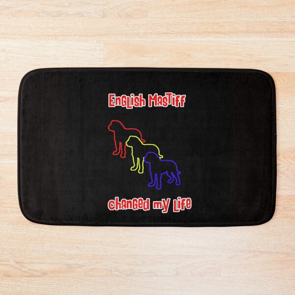 Item preview, English Mastiff Changed my Life - Dog Art dogs Silhouette - pet designed and sold by Coolstuff4you71.