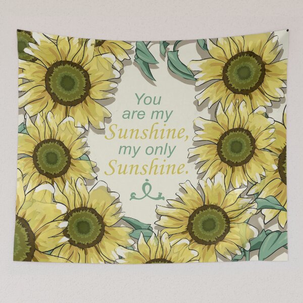 Item preview, You Are My Sunshine - Sunflower Digital Illustration - Family Cute Design - Gift for Family and Friends designed and sold by MiaDelelai.