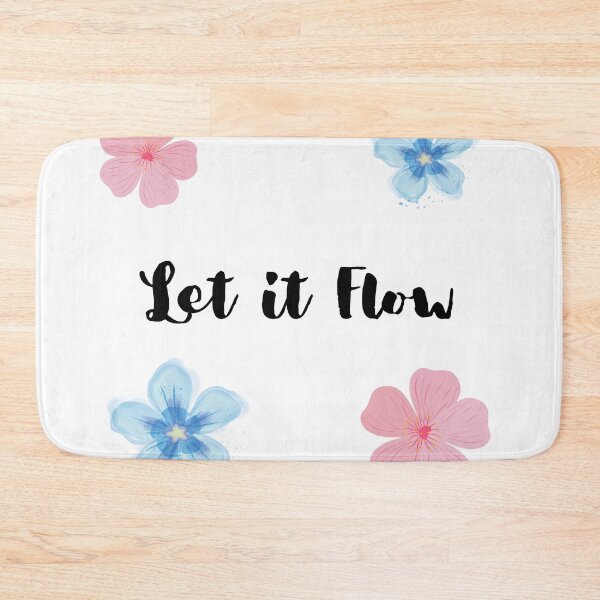 Item preview, Let it Flow - Motivational Quote designed and sold by Pandoras-Boxx.