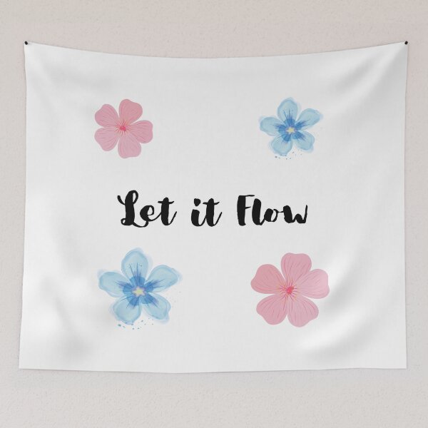 Item preview, Let it Flow - Motivational Quote designed and sold by Pandoras-Boxx.