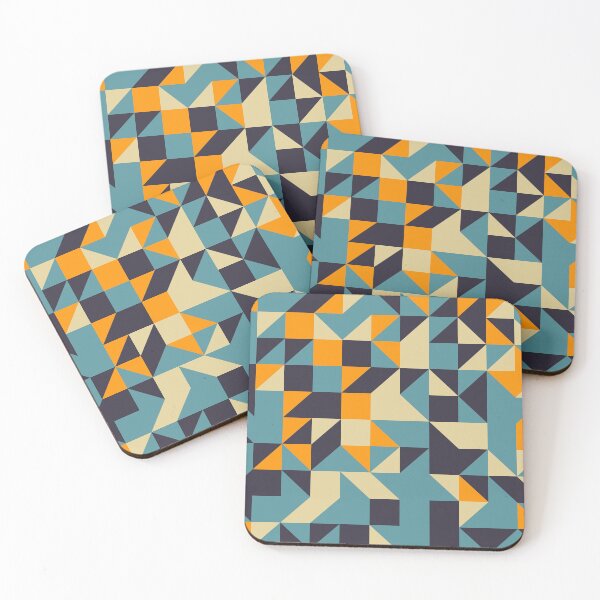 Item preview, Scenic Elevations retro color palette geometric pattern designed and sold by acidmit.