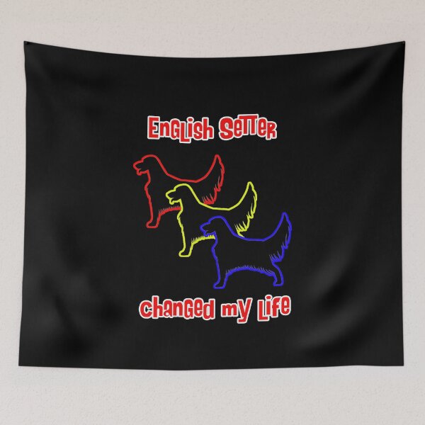 Item preview, English Setter Changed my Life - Dog Art dogs Silhouette - pet designed and sold by Coolstuff4you71.