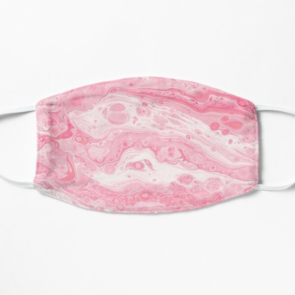 Pinky abstract Marble  Flat Mask