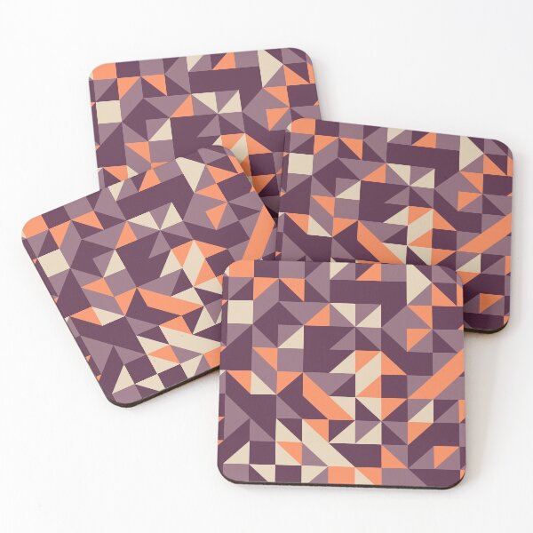 Item preview, Vinyl Grooves retro color palette geometric pattern designed and sold by acidmit.