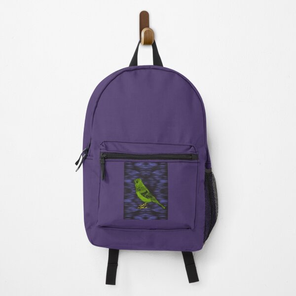 Item preview, Green Bird on Funky Purple designed and sold by Slydell1.