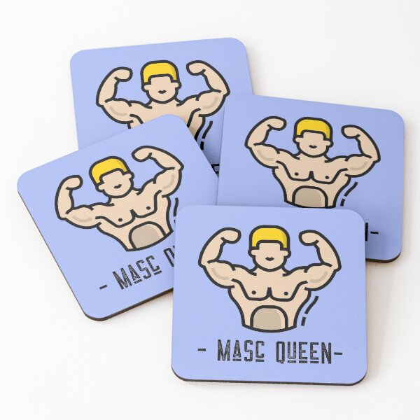 Item preview, Masc Queen, LGBTQ Gay Muscle design designed and sold by fabulouslygay.