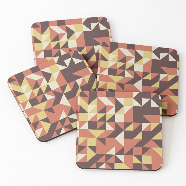 Item preview, Audio Waves retro color palette geometric pattern designed and sold by acidmit.