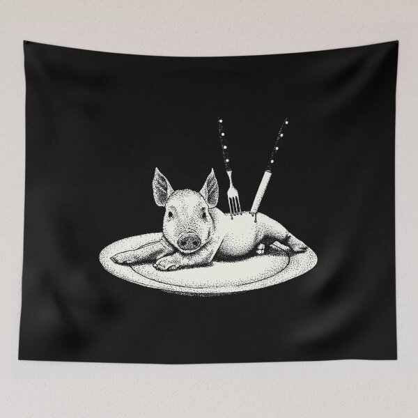Item preview, Pig on a plate designed and sold by lichthaus.