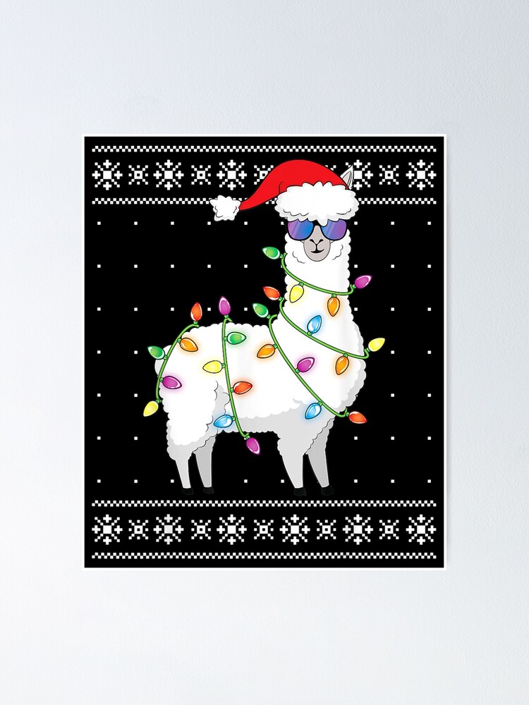 Alpaca ugly hot sale christmas sweater