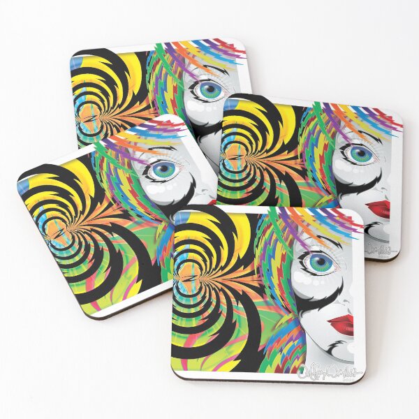 Item preview, Electric Rainbow Energy Girl  designed and sold by Jeffery Wright.