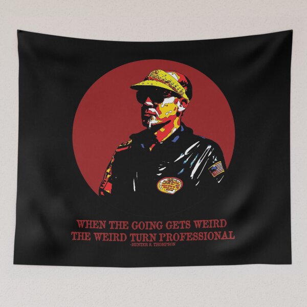 Item preview, Hunter S. Thompson quote - The going gets weird designed and sold by M3EX.