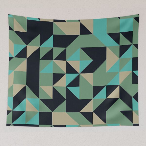 Item preview, Retro Rides retro color palette geometric pattern designed and sold by acidmit.