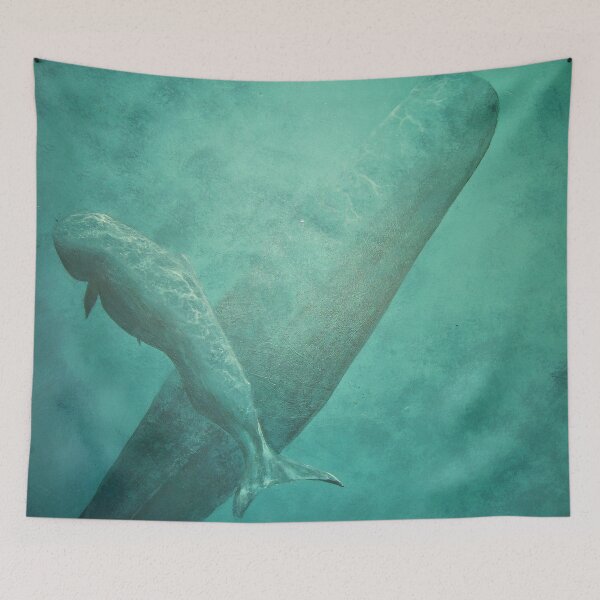 Item preview, Large and Young Whale designed and sold by Malc Sutherland.
