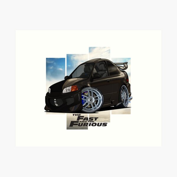 HÓNDÁ Civic  Art Print