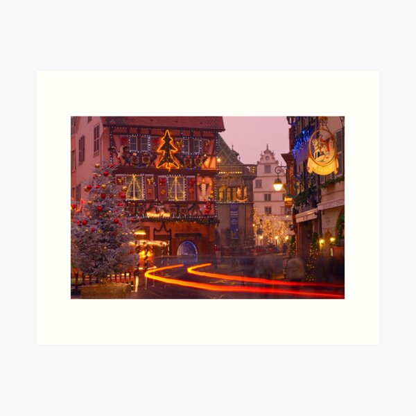 Illumination de Noël à Colmar Impression artistique