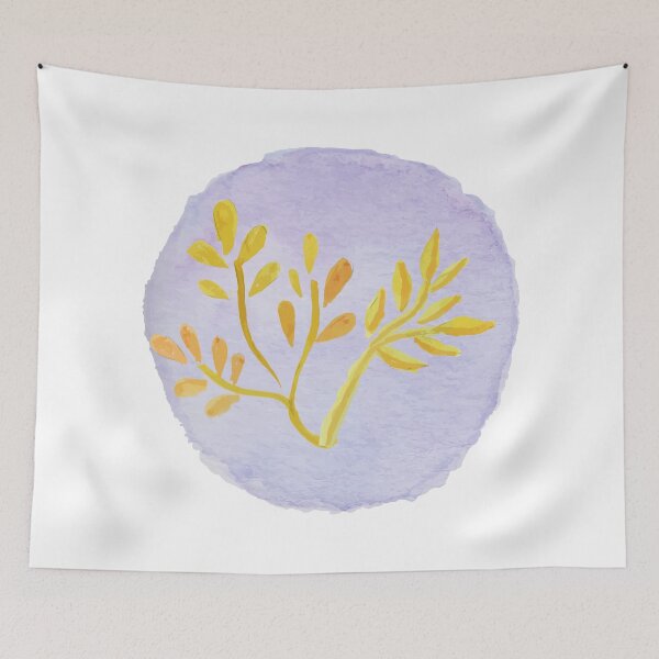 Item preview, Golden leaf Watercolor Painting designed and sold by Lorify.