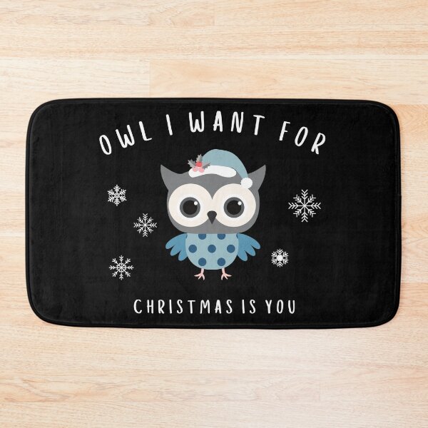 Item preview, Owl I Want for Christmas Is You designed and sold by Aldo Daci.