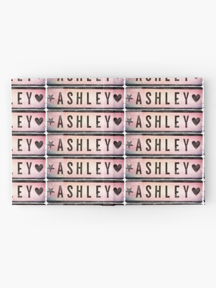 Alternate view of Ashley mask, Ashley socks, Ashley sticker, Ashley magnet, Ashley notebook, Ashely Hardcover Journal