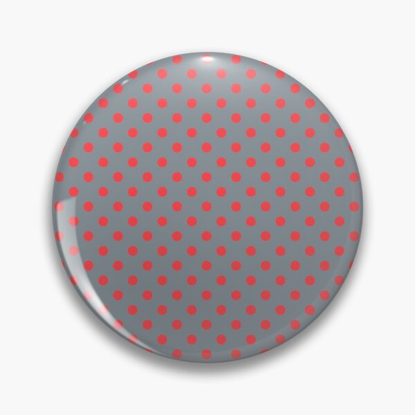 Item preview, Red Gray Polka Dots Pattern  designed and sold by FriendsList.