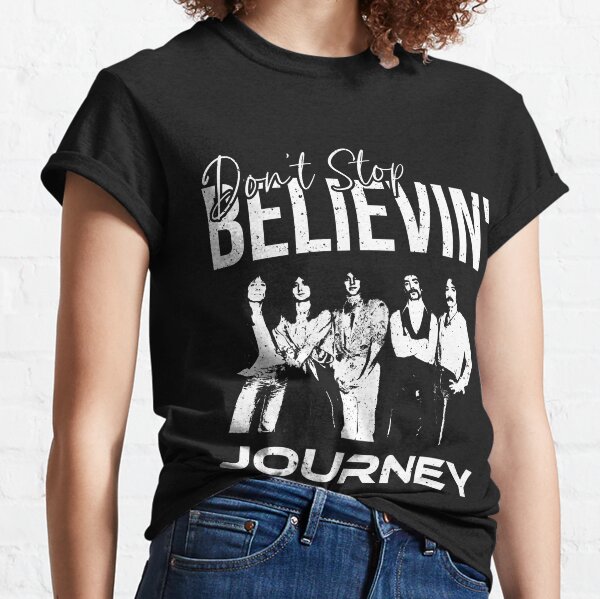 Journey The Band Don't Stop Believin' Design 2 (with grunge/distressed texture) Classic T-Shirt
