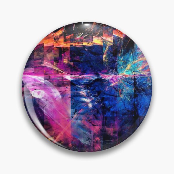 Item preview, Media Horizon Sunset—Detailed Fractal Art, Science Art, Vivid, Deep Color, Glitchy, Math Art, Media, Technology, Tech, Tech Art designed and sold by technochroma.