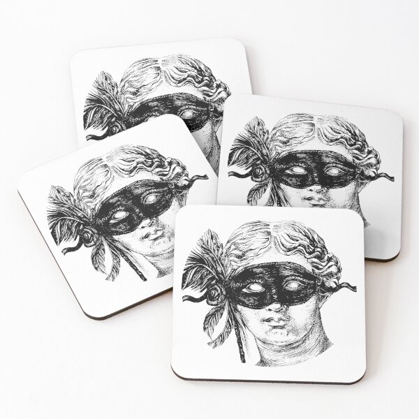 Item preview, Aphrodite head in festive mask designed and sold by CatMadePattern.