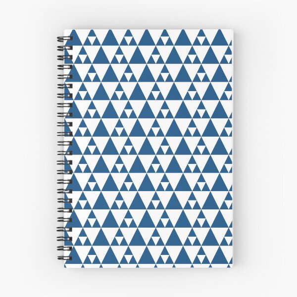 Item preview, Triangles in classic blue in simple geometric pattern designed and sold by acidmit.