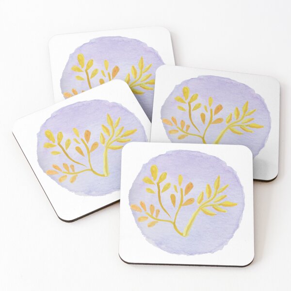 Item preview, Golden leaf Watercolor Painting designed and sold by Lorify.