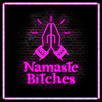 PINK NAMASTE SWEATSHIRT –