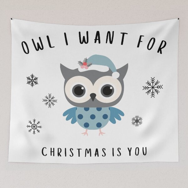 Item preview, Owl I Want for Christmas Is You 2 designed and sold by Aldo Daci.